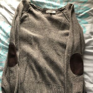 Sweater with elbow pads